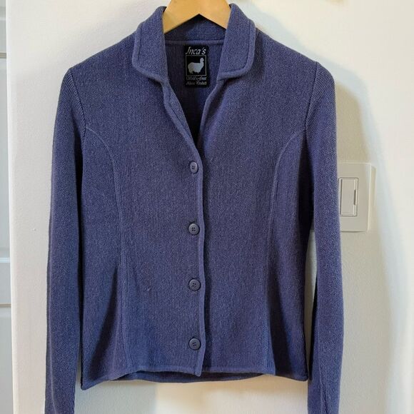 Inca’s World’s Finest Alpaca Products Alpaca Knit Jacket M - Picture 7 of 12